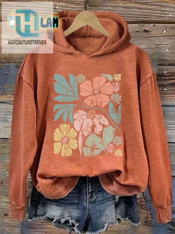 Rock A Garden Hilarious Distressed Floral Hoodie hotcouturetrends 1 2