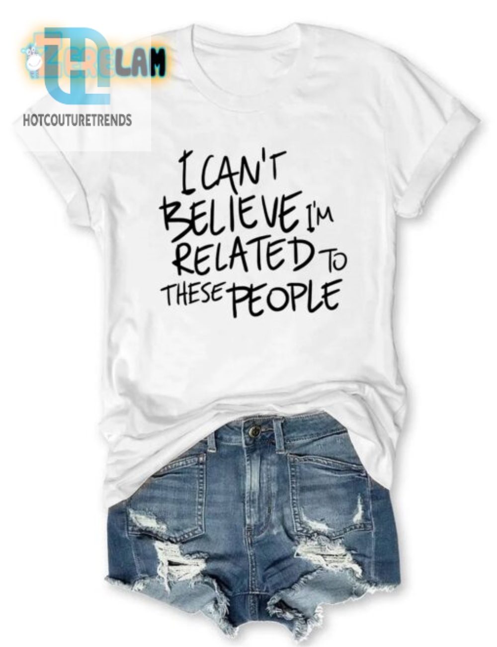 Funny Cant Believe Im Related Shirt  Unique Family Tee