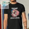 Divine Comedy Trump Jesus Loves Shirt Wear With A Smile hotcouturetrends 1