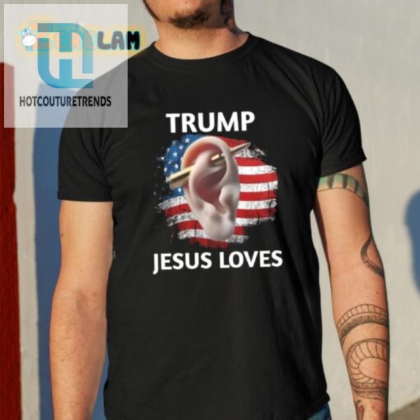 Divine Comedy Trump Jesus Loves Shirt Wear With A Smile hotcouturetrends 1