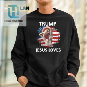 Divine Comedy Trump Jesus Loves Shirt Wear With A Smile hotcouturetrends 1 1