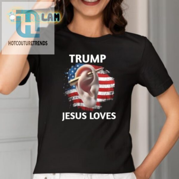 Divine Comedy Trump Jesus Loves Shirt Wear With A Smile hotcouturetrends 1 3