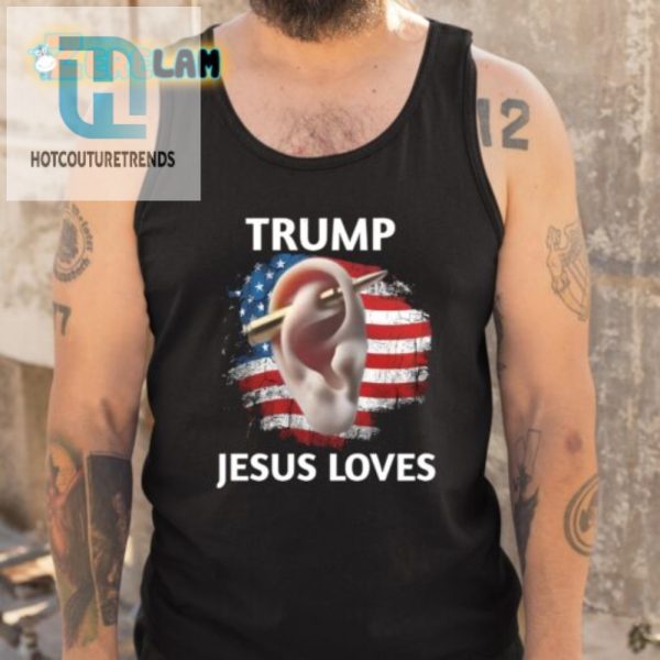 Divine Comedy Trump Jesus Loves Shirt Wear With A Smile hotcouturetrends 1 4