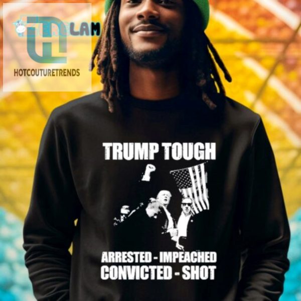 Funny Trump Shirt Arrested Impeached Shot Unique Gift hotcouturetrends 1 2