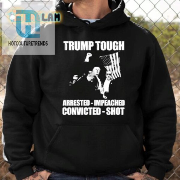 Funny Trump Shirt Arrested Impeached Shot Unique Gift hotcouturetrends 1 3