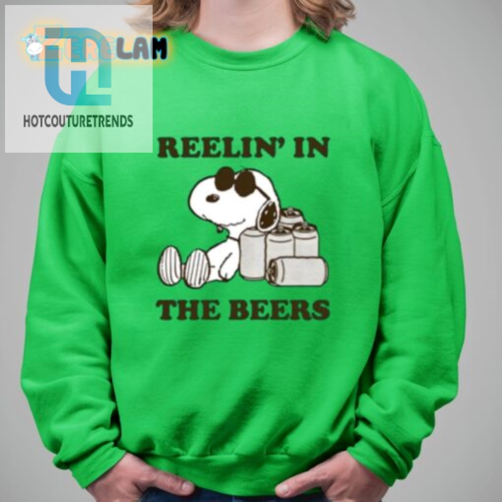 Get Hooked Reelin In The Beers Shirt  Fun  Unique Tee