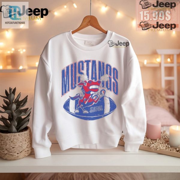 Get Angry Smu Mustangs Retro Shirt Nostalgia With A Kick hotcouturetrends 1 1