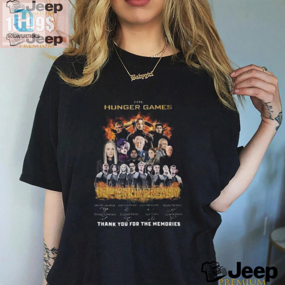 Funny Hunger Games 12Th Anniversary Tee  Unisex  Unique