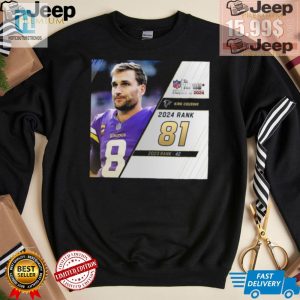 Get Ranked Funny Kirk Cousins 81 Nfl 2024 Tshirt hotcouturetrends 1 1