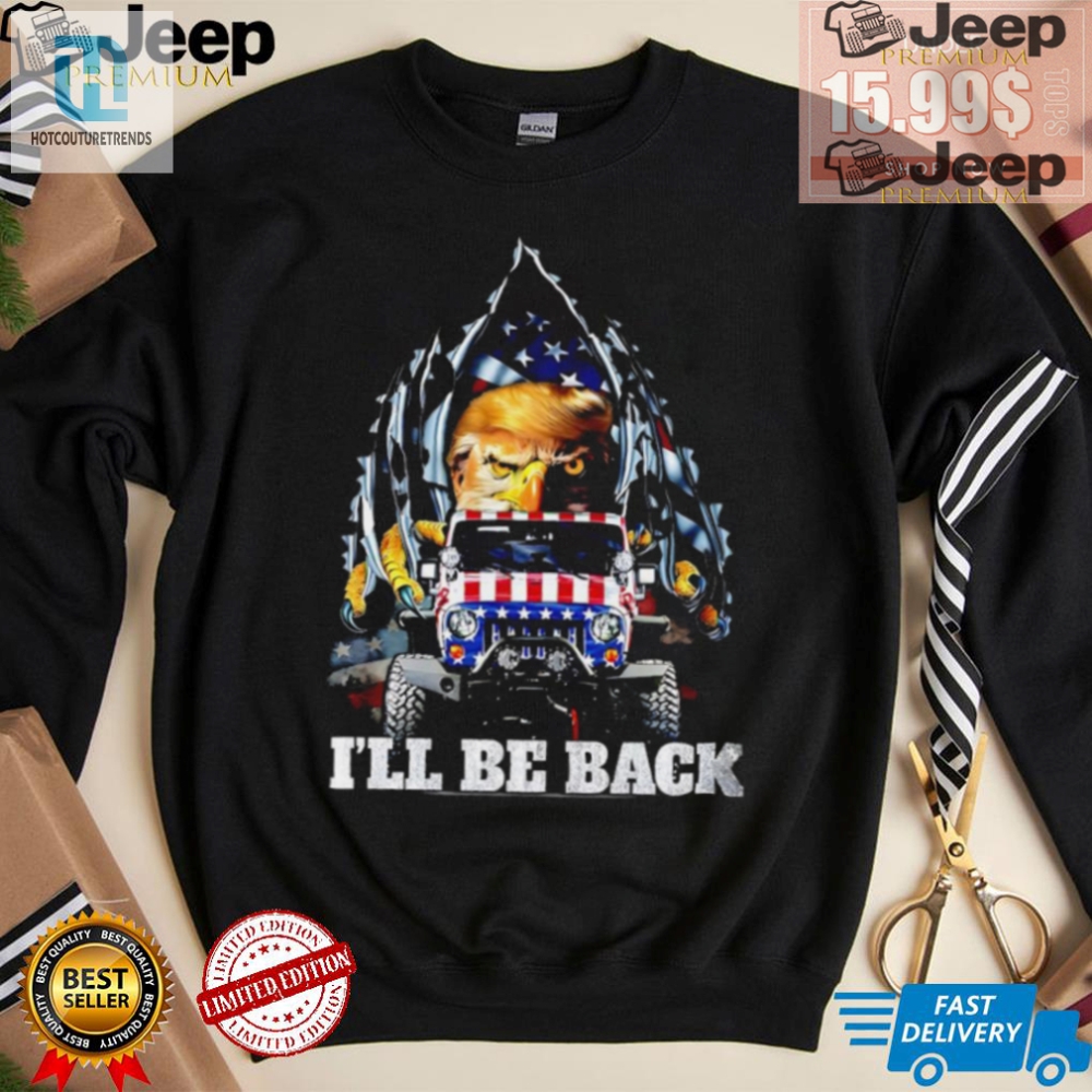 Trump Eagle Jeep 2024 Shirt  Funny Patriotic Twist