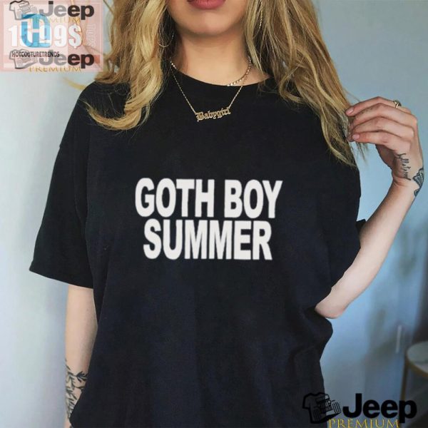 Goth Boy Summer Camthe Cameraman Billys Quirky Shirt hotcouturetrends 1 1