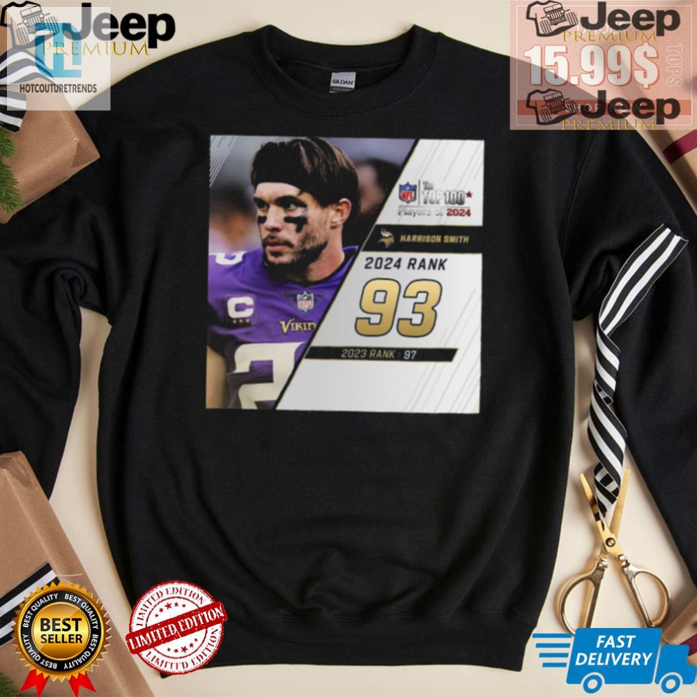 Ranked 93  Still Funny Harrison Smith 2024 Tshirt