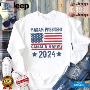 Elect Madam Prez Kamala 2024 Funny Us Flag Tshirt hotcouturetrends 1 3