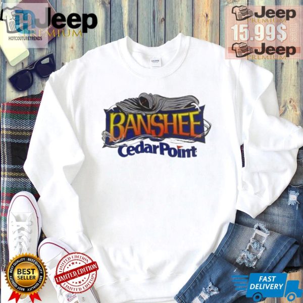 Rock Retro Vibes 1996 Cedarpoint Banshee Shirt Vintage Fun hotcouturetrends 1 3