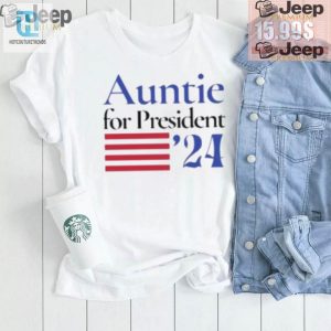 Auntie For President 2024 Shirt Funny Kamala Harris Tee hotcouturetrends 1 2