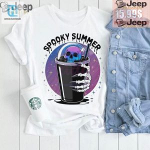 Quirky Spooky Summer Skeleton Drink Shirt Stand Out Fun hotcouturetrends 1 2