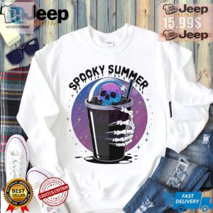 Quirky Spooky Summer Skeleton Drink Shirt Stand Out Fun hotcouturetrends 1 3