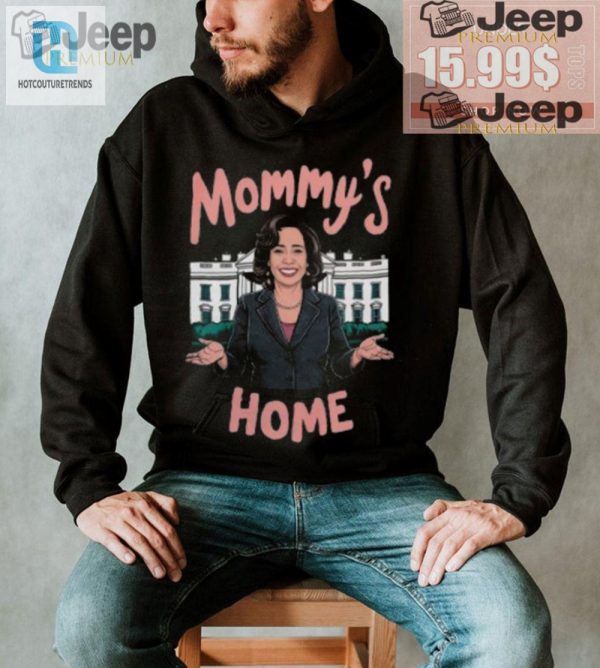 Vote For Kamala With Mommys Home Funny President Tee hotcouturetrends 1