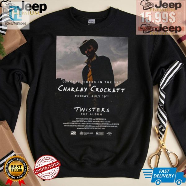 Ride In Style Charley Crockett Twisters Tee Spooktacular Fun hotcouturetrends 1 1