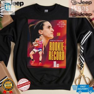 Get Clarkd Rookie Record 10 Ast Shirt Wnba Fun Style hotcouturetrends 1 1