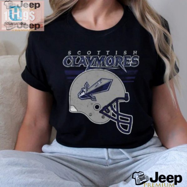 Score In Style Scottish Claymores Helmet Tee Rugby Laughs hotcouturetrends 1 2