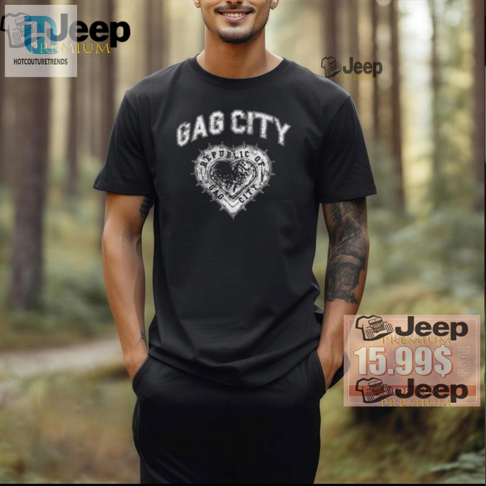 Unique  Hilarious Gag City Republic Shirt  Stand Out  Laugh