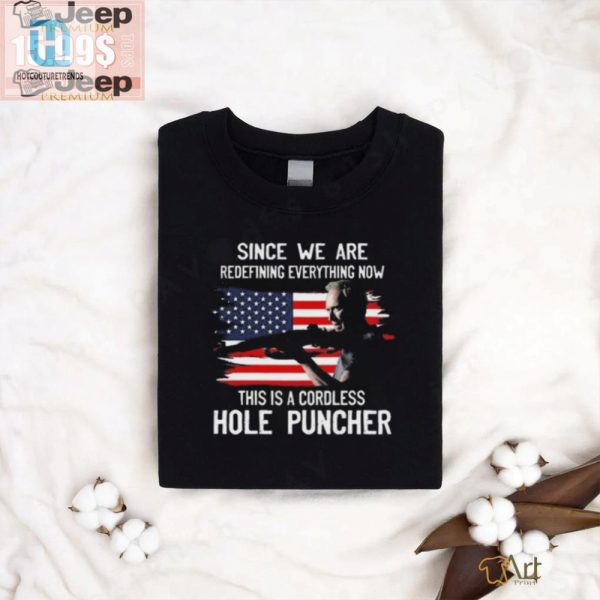 Unique Clint Eastwood Cordless Hole Puncher Shirt Hilarious Tee hotcouturetrends 1 3