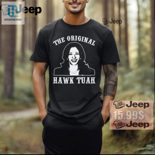 Get Laughs With Kamala Harris Hawk Tuah Painting Tshirt hotcouturetrends 1 1