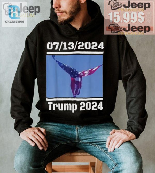 Get Your Miracle Angel Flag Trump 2024 Rally Tshirt hotcouturetrends 1