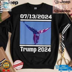 Get Your Miracle Angel Flag Trump 2024 Rally Tshirt hotcouturetrends 1 1