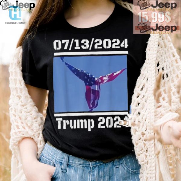 Get Your Miracle Angel Flag Trump 2024 Rally Tshirt hotcouturetrends 1 2