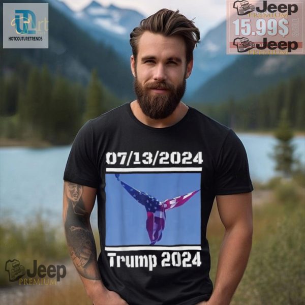 Get Your Miracle Angel Flag Trump 2024 Rally Tshirt hotcouturetrends 1 3