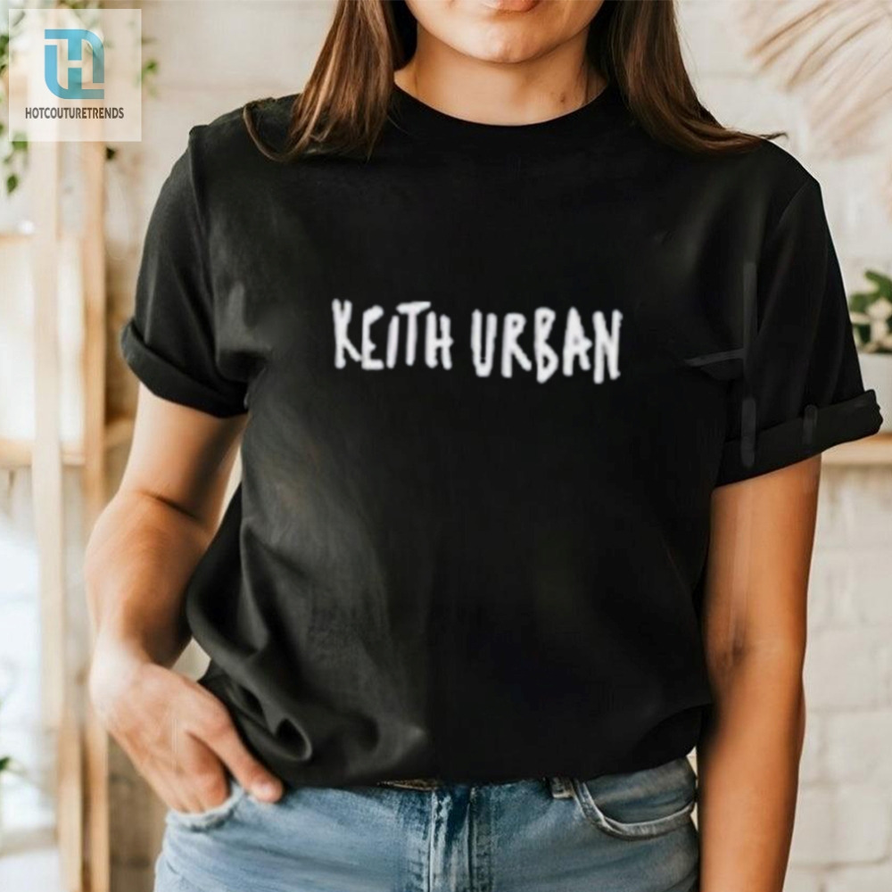 Rock Out In Style Keith Urban Logo Shirt  Uniquely Hilarious