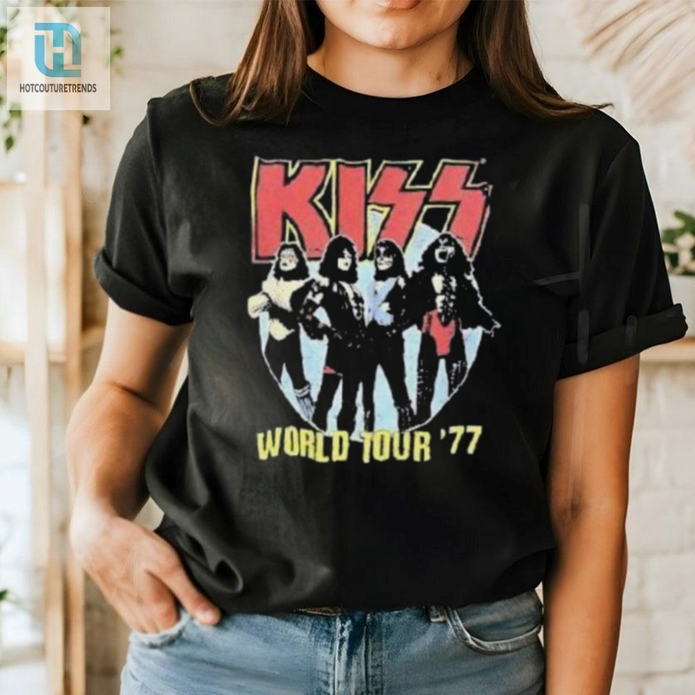 Rock On Vintage Kiss 77 Tour Shirt  Hilarious Nostalgia