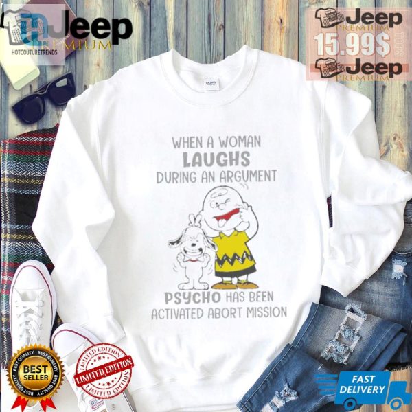 Funny Snoopy Charlie Brown Argument Shirt Abort Mission hotcouturetrends 1 3