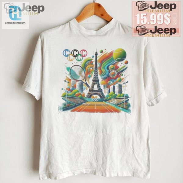 Serve Up Laughs Tennis 2024 Olympics Series Shirt hotcouturetrends 1