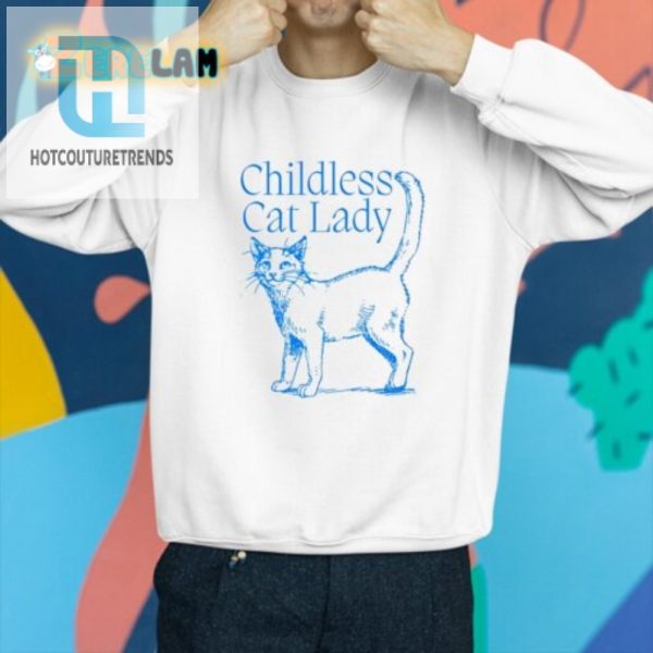 Funny Unique Childless Cat Lady Shirt Purrfectly Hilarious hotcouturetrends 1 2