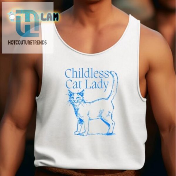 Funny Unique Childless Cat Lady Shirt Purrfectly Hilarious hotcouturetrends 1 4