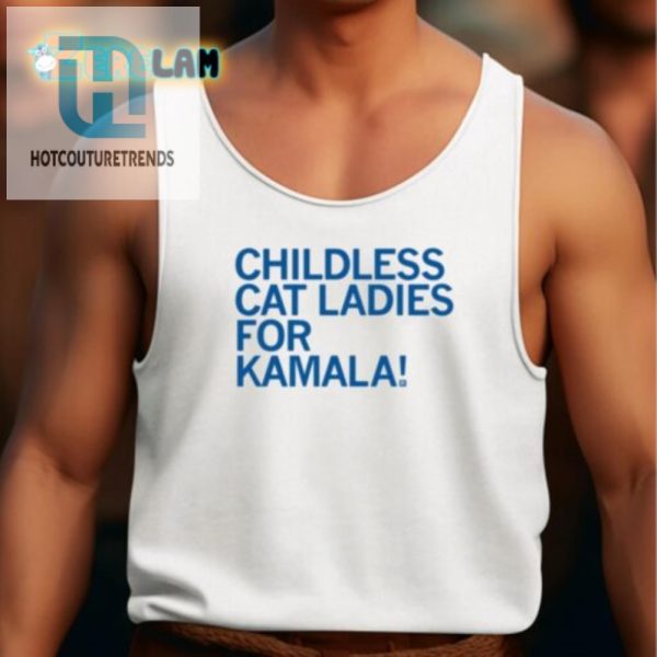 Funny Childless Cat Ladies For Kamala Unique Tshirt hotcouturetrends 1 4