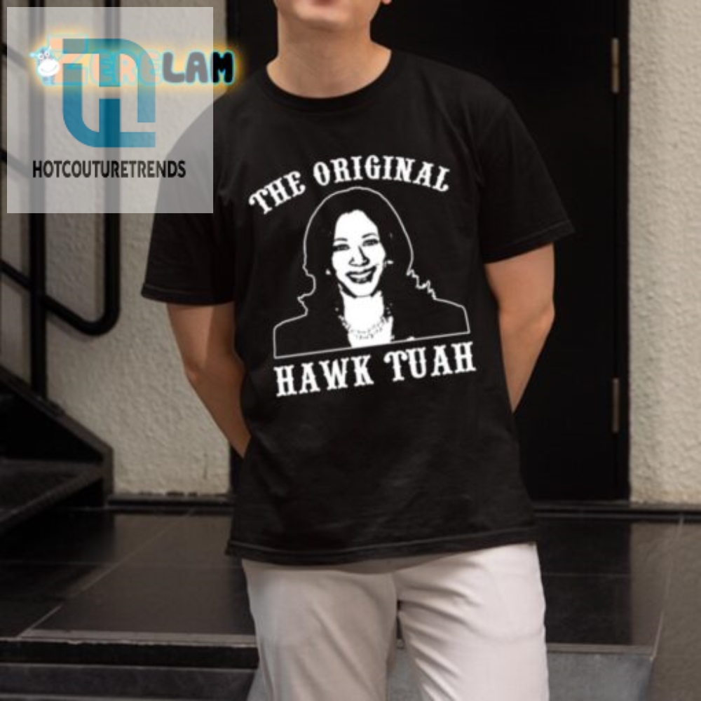 Unique Kamala Harris Hawk Tuah Shirt  Fun  Stylish Top