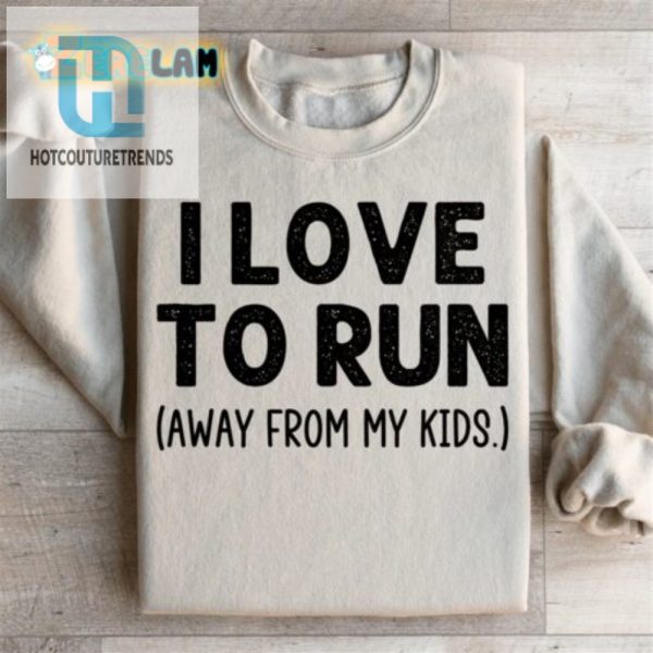 Funny Running From Kids Sweatshirt Unique Hilarious hotcouturetrends 1