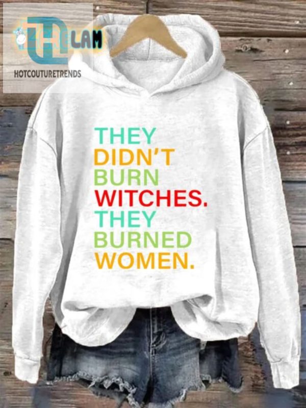 Witty Not Witches Women Hoodie Stand Out Stay Warm hotcouturetrends 1