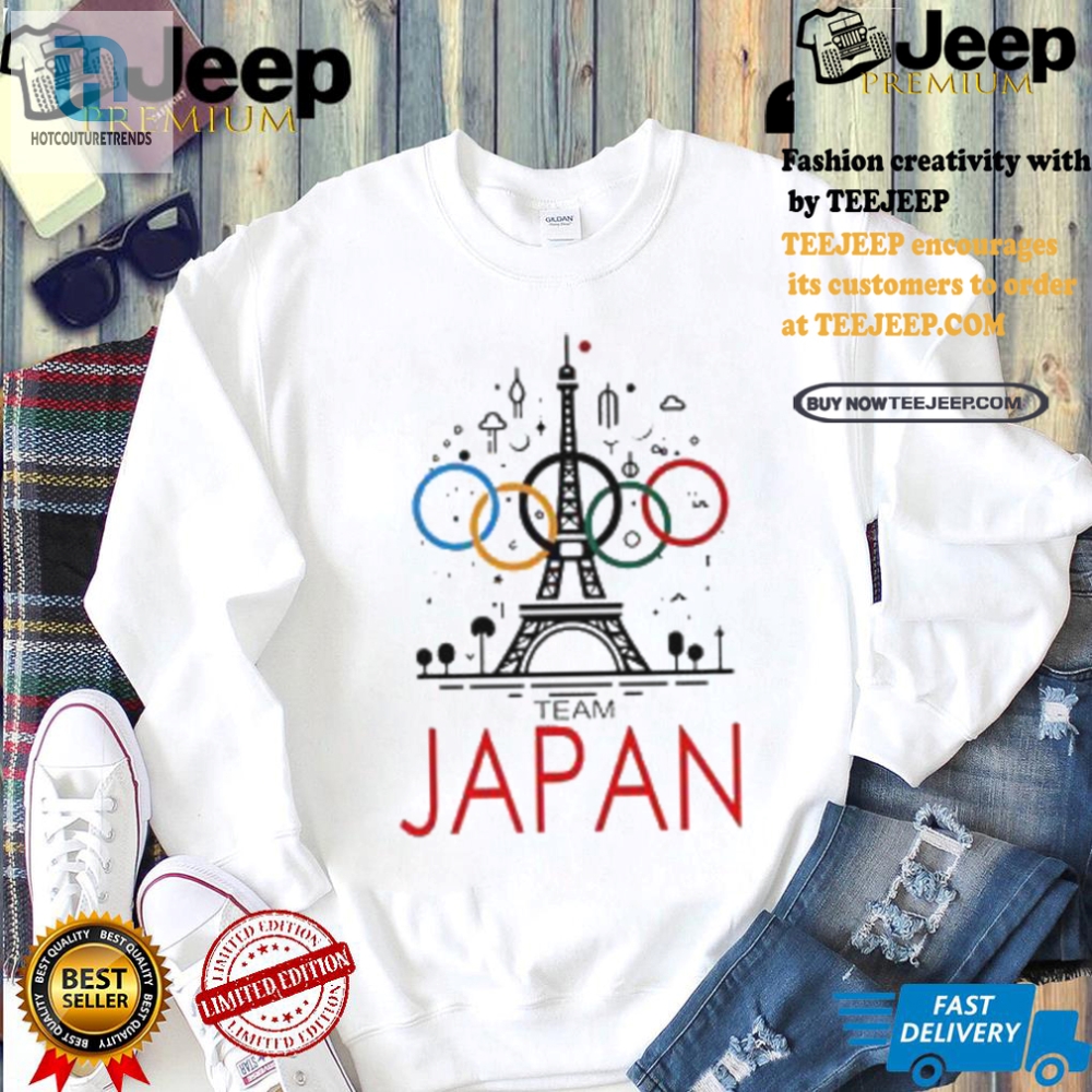 Japans Paris 2024 Tee  Wear It Laugh  Go For Gold