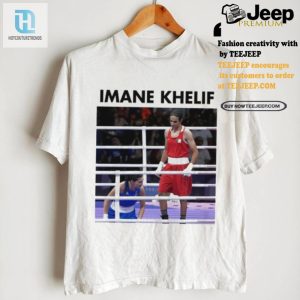 Get Laughs Style With Unique Imane Khelif Tee Shirt hotcouturetrends 1 2