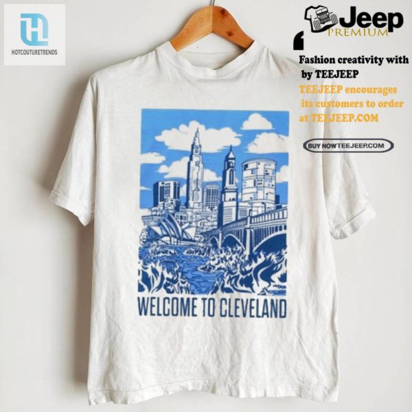 Get The Land Down Under Welcome To Cleveland Sign Funny hotcouturetrends 1 2