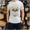 Quirky Yellow Sugar Skull Tee Floral Fun Laughs hotcouturetrends 1