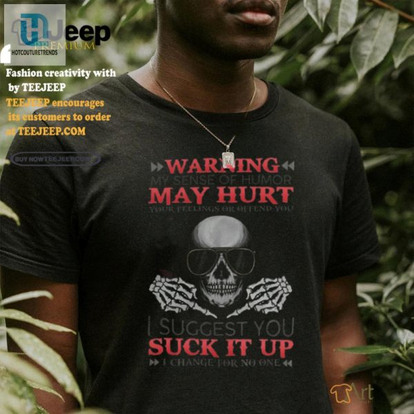 Bold Skull Warning Shirt Hilarious Nochange Statement Tee hotcouturetrends 1