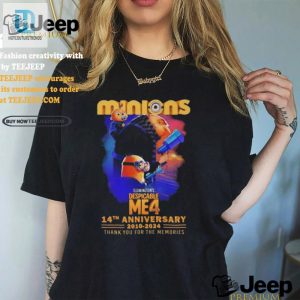 Despicable Me 4 Minions 14Th Anniversary Tee Laughs Memories hotcouturetrends 1 2