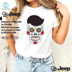 Funny Floral Sugar Skull Tee Standout Sweet Style hotcouturetrends 1 3