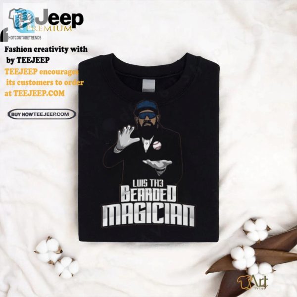 Get Laughs With Athlete Logos Luis The Bearded Magician Tee hotcouturetrends 1 3